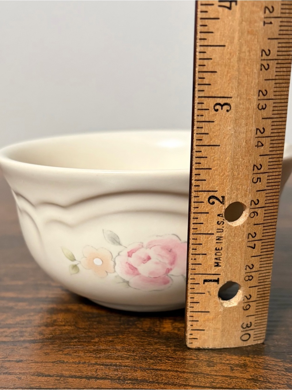 Pfaltzgraff Dessert Bowl Tea Rose Pattern - Picture 7 of 7